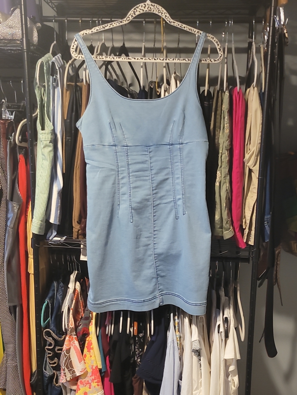 5 For $25 No Boundaries Light Blue Mini Skirt